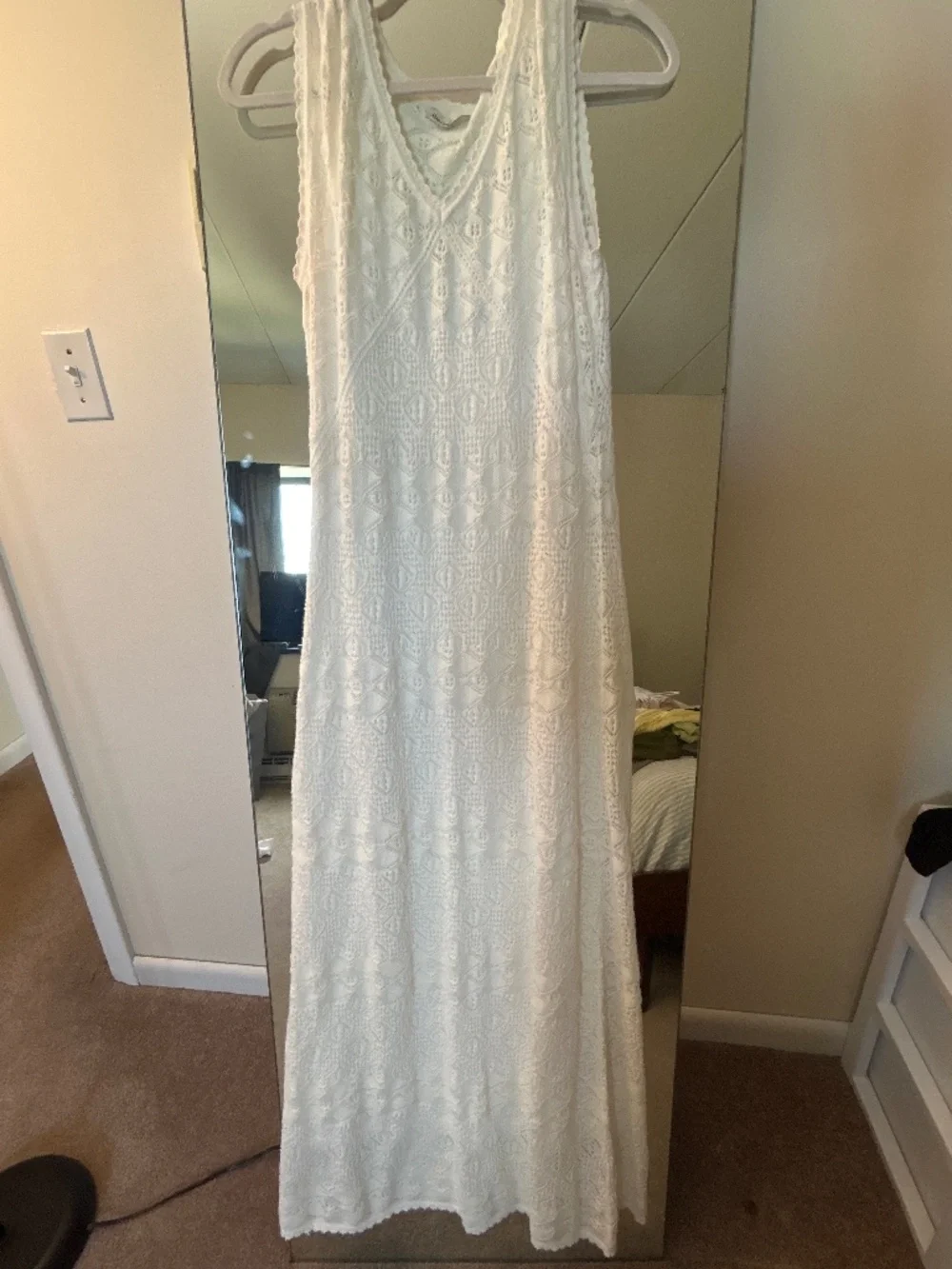 A&F white dress